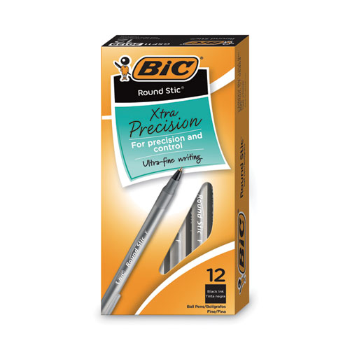 Pluma Bic Roundstic P.F. 0.8Mm Negro