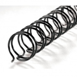 Aro Metalico 1" Twin Loop Negro C/20 
