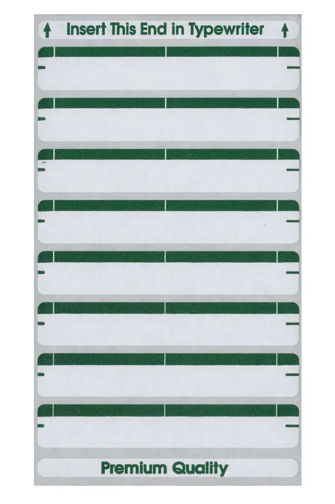 Etiqueta P/Folder Verde MFF-L6 C/248 Maco