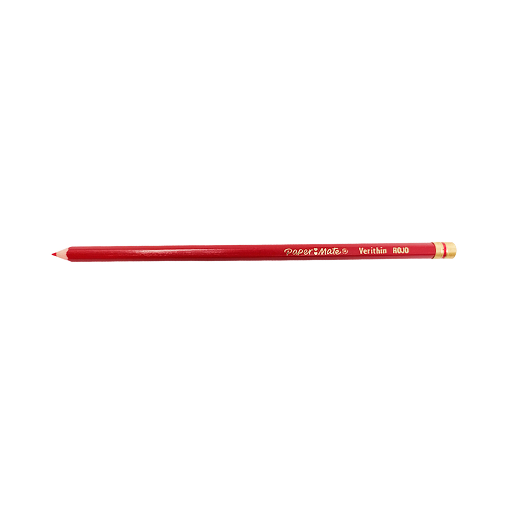 Lapiz Checador Verithin Rojo 