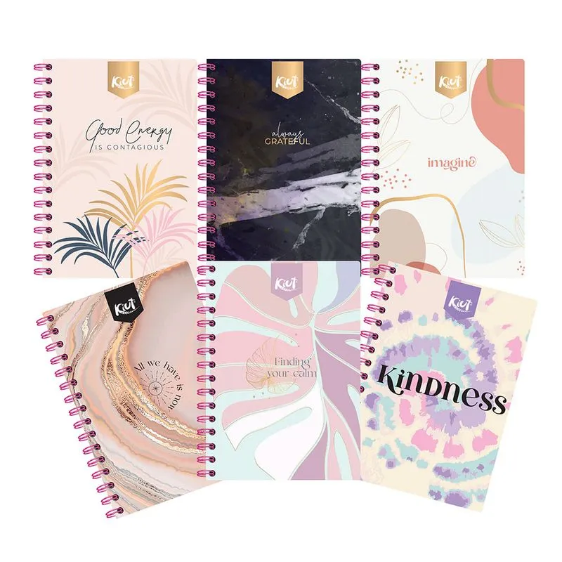 Cuaderno Espiral Frances Ry Kiut Femenil C/100 Hjs