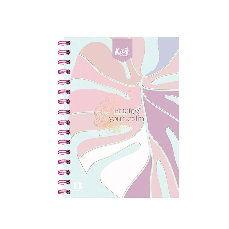 Cuaderno Espiral Frances Ry Kiut Femenil C/160 Hjs (Pasta Du
