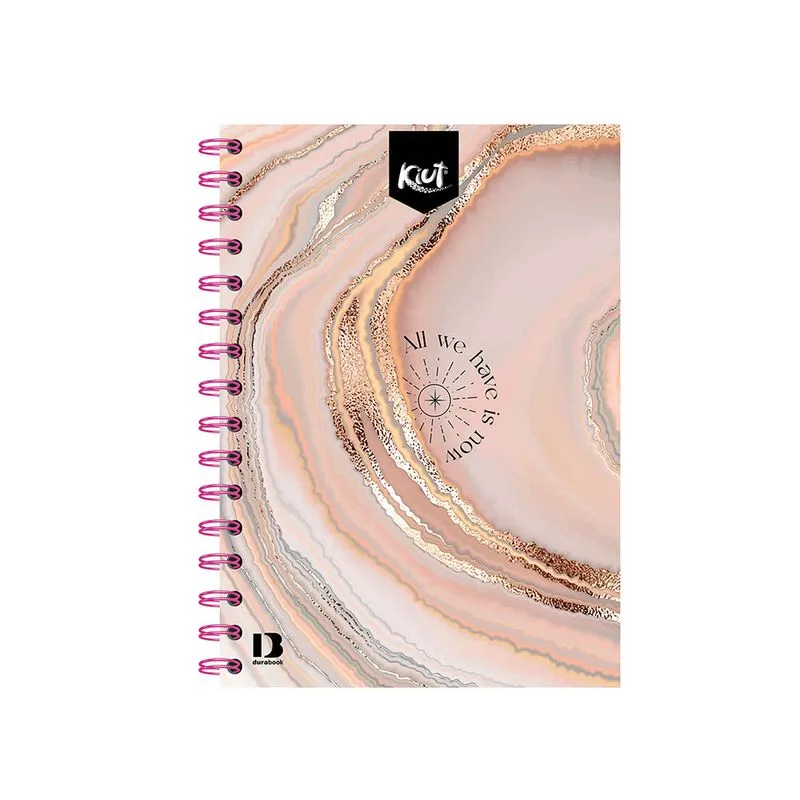 Cuaderno Espiral Frances Ry Kiut Femenil C/160 Hjs (Pasta Du