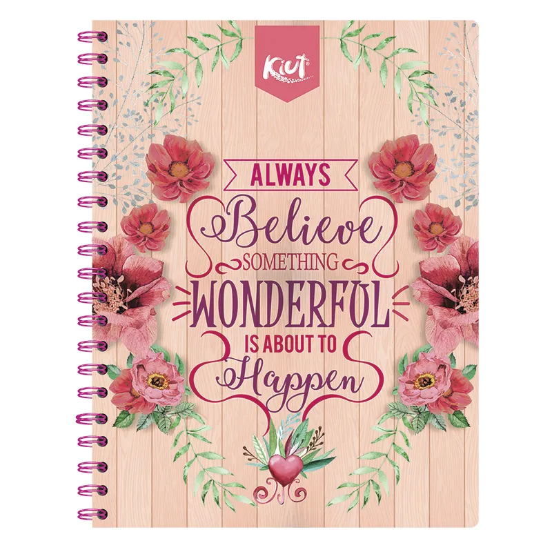 Cuaderno Espiral Profesional Do Ry Kiut Femenil C/200 Hjs