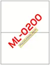Etiqueta 8.5" X 5.5" Ml-0200 Maco