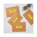 Etiqueta 1" X 2-5/8" Laser Amarillo Neon Avery C/750