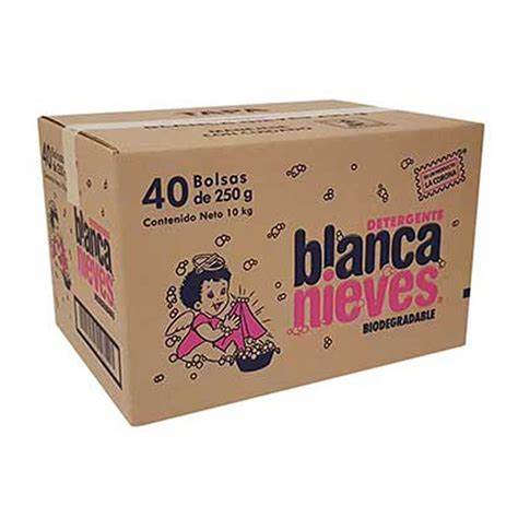 Jabon En Polvo 250 Grs Blanca Nieves (40 Paquetes)