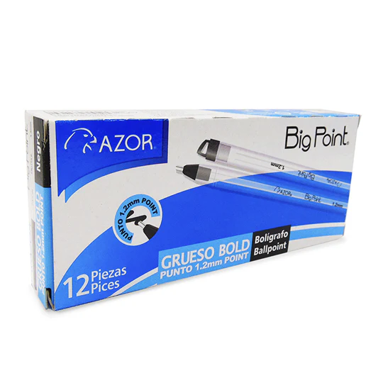 Pluma Azor Big Point P.G. 1.2Mm Negro