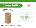 Toalla En Rollo Cafe 160 Mts K160 Fapsa Eco