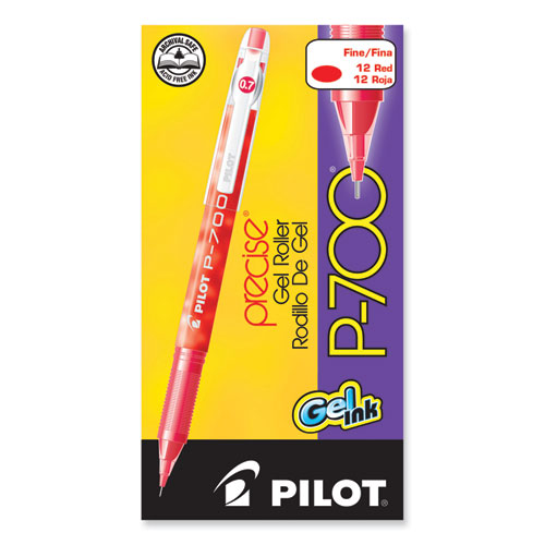 Pluma Pilot Precise P-700 P.F. 0.7Mm Rojo C/12