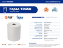 Toalla En Rollo Blanca 106 Mts TR350 Fapsa