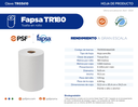 Toalla En Rollo Blanca 180 Mts TR180 Fapsa