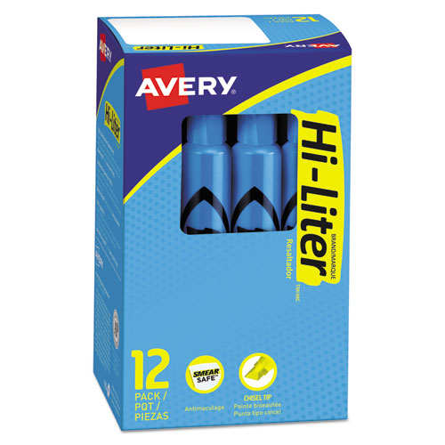 Marcador Fluorescente Hi-Liter Azul