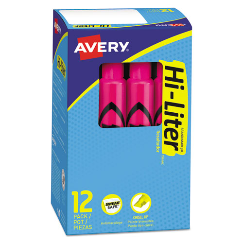 Marcador Fluorescente Hi-Liter Rosa