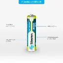 Bateria AAA Recargable Steren C/4 1.2V 600Mah 