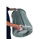 Bote de Basura 32 Galones Gris S/Tapa 2632 Brute