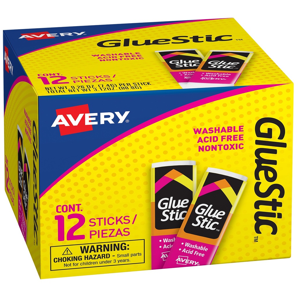 Pegamento en Barra Glue Stic Avery 07.4 g (0.26 oz) 