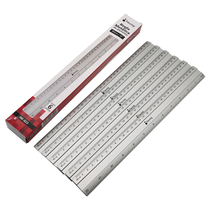 Regla de Metal 30 cm (12'') S/Corcho Nextep 