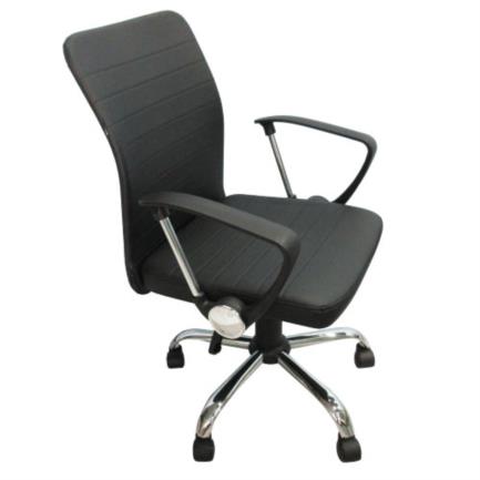 Silla Ejecutiva Reclinable Polipiel Negra Nextep