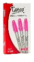Marcador Permanente Baco Tatoo Punto Fino Fucsia