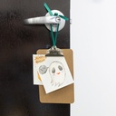 Tabla C/Clip De Madera T/Media Carta Bazic