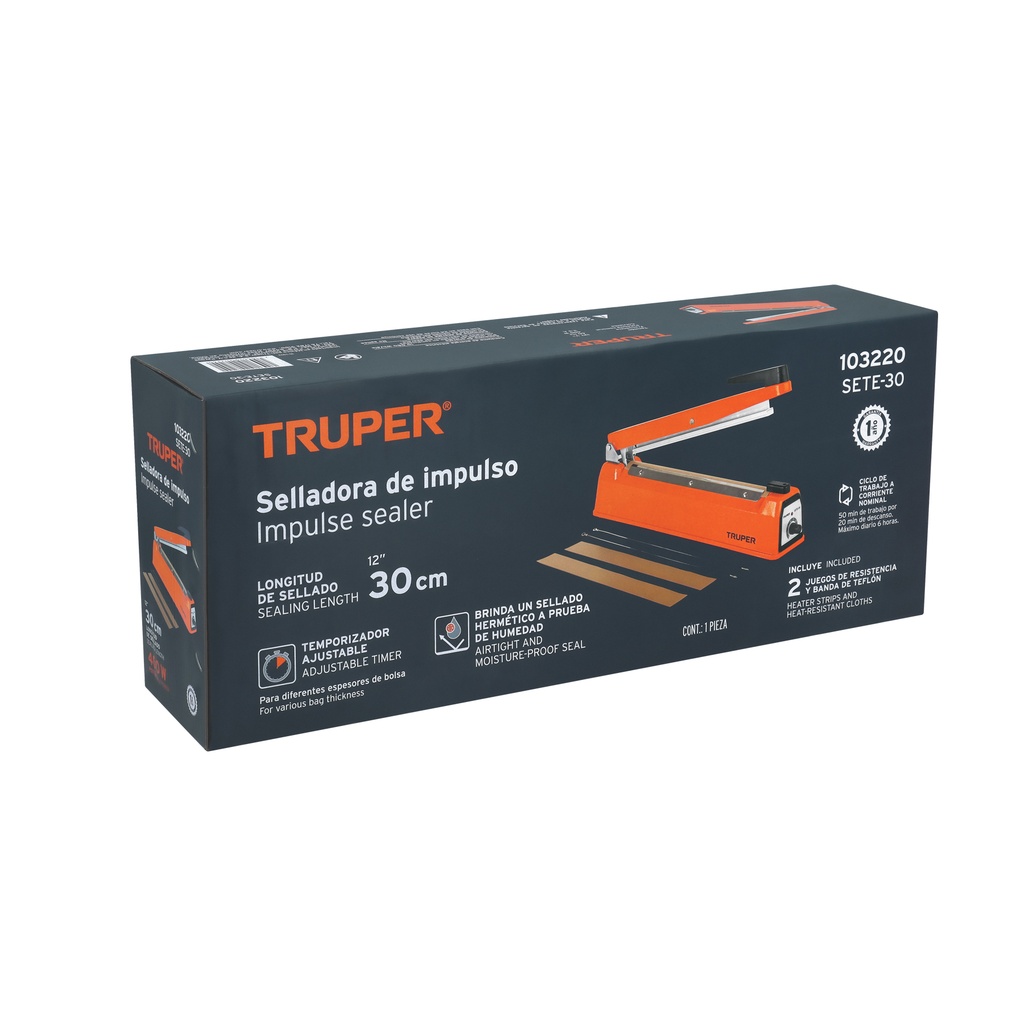 Selladora de Impulso Manual 30 cm (12'') Truper