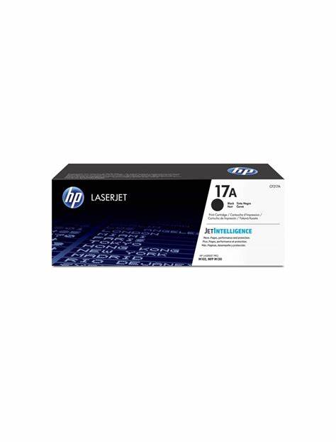 Toner HP #17A Negro