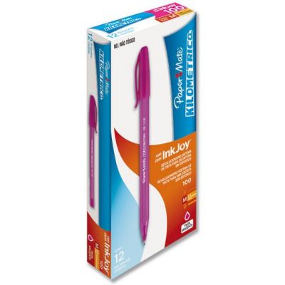 Pluma Papermate Kilometrico Punta Fina 0.7 mm Rosa