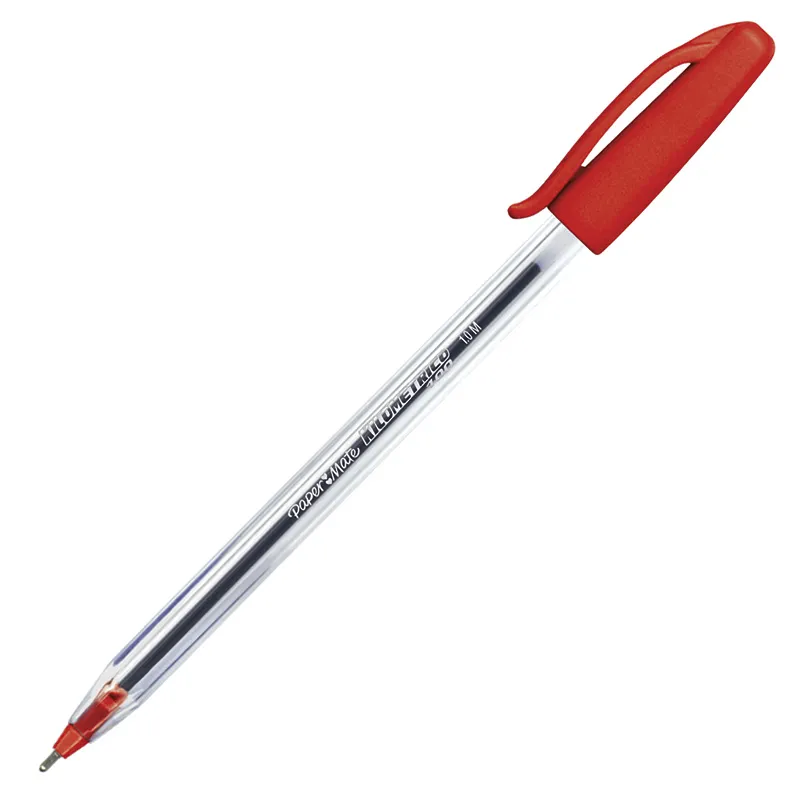 Pluma Papermate Kilometrico Punta Mediana 1.0 mm Rojo