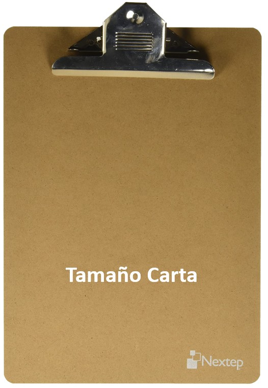 Tabla con Clip de Madera Tamaño Carta Nextep