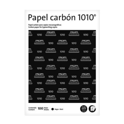 Papel Carbon Tamaño Carta  Negro Pelikan 1010 con 100