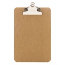 Tabla C/Clip De Madera T/Media Carta Bazic
