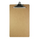 Tabla C/Clip De Madera T/O Bazic