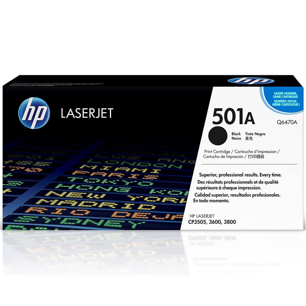 Toner HP #501A Negro