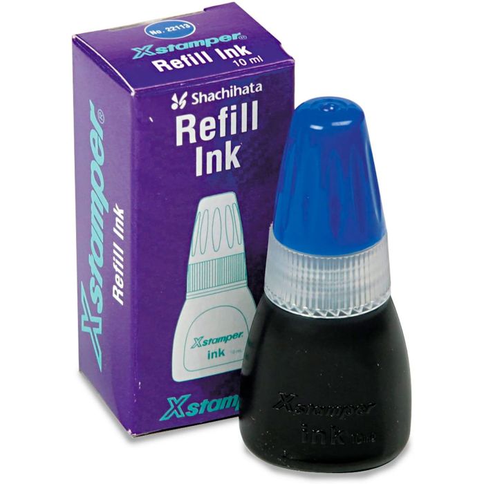 Tinta En Gotero Para Sello 10mL Azul