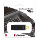 Memoria USB 3.2 de 128 GB Kingston Data Traveler Exodia Negro-Amarillo
