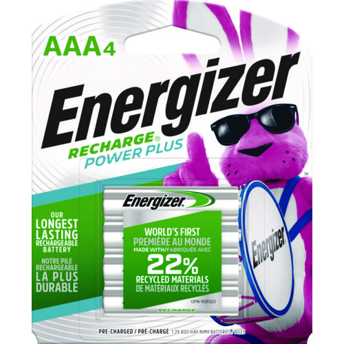 Bateria AAA Recargable Energizer con 4 Nimh 