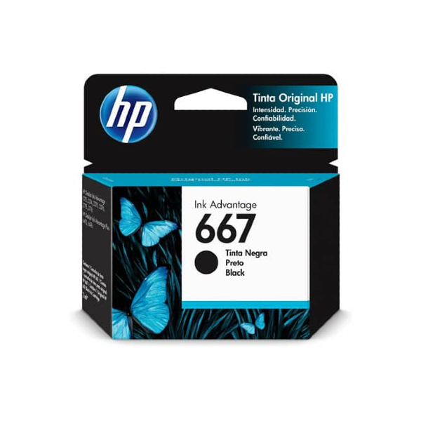 Tinta HP #667 Negro