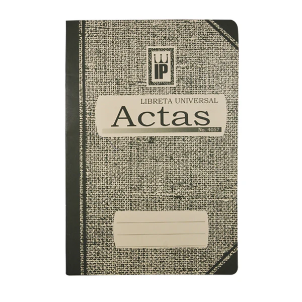 Libro de Contabilidad Actas Universal #4059 20 Paginas