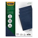 Pasta para Engaragolar Carton Tamaño Carta Azul Oscuro con 50 Fellowes
