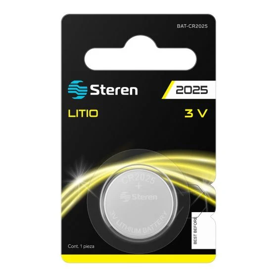Bateria de Litio CR2025 Steren