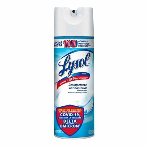 Desinfectante Lysol en Aerosol Crisp Linen 354 g