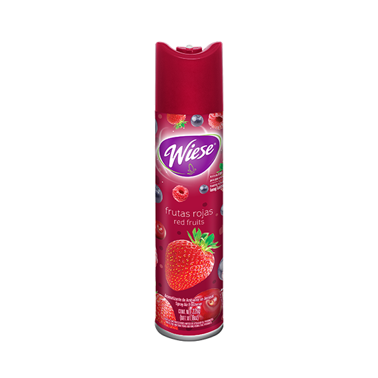 Aromatizante Wiese Grande En Aerosol Frutas Rojas 226G (08 Oz)