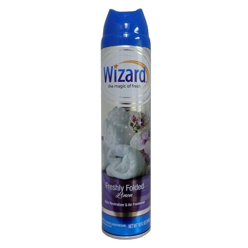 Aromatizante Wizard en Aerosol Fresh Linen 283 g (10 oz)