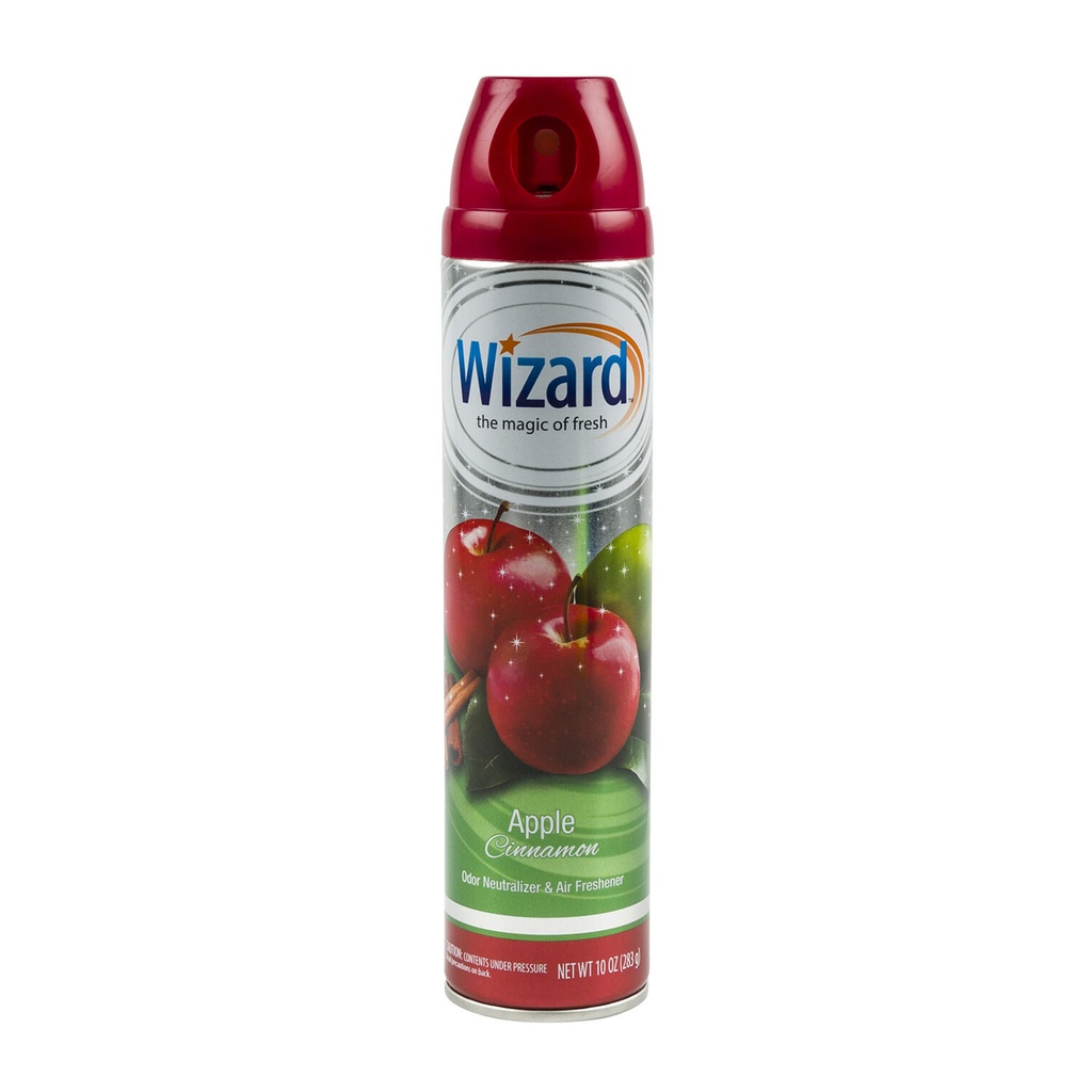 Aromatizante Wizard en Aerosol Manzana/Canela 283 g (10 oz)