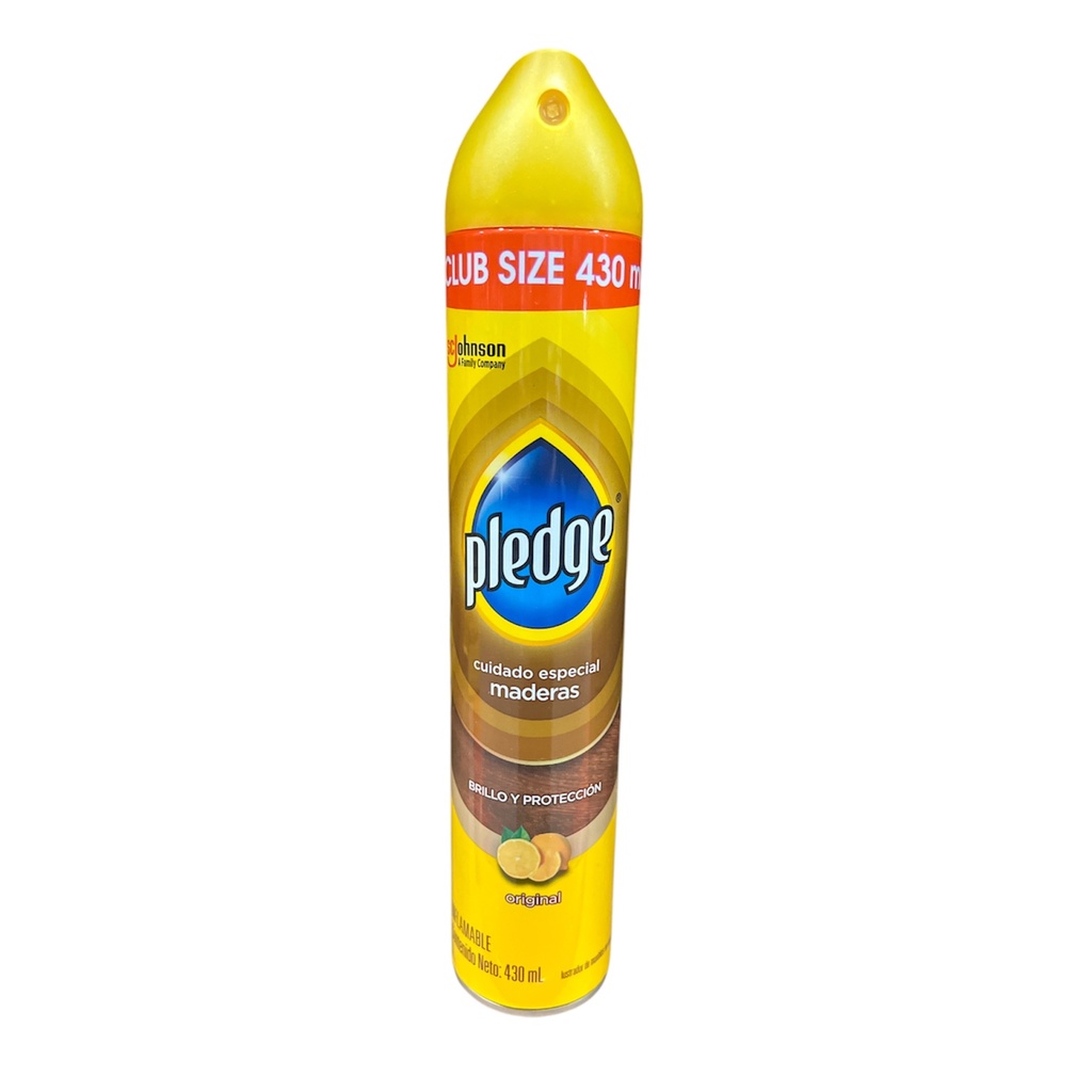 Limpiador para Madera Lustrador Pledge en Aerosol 430 mL