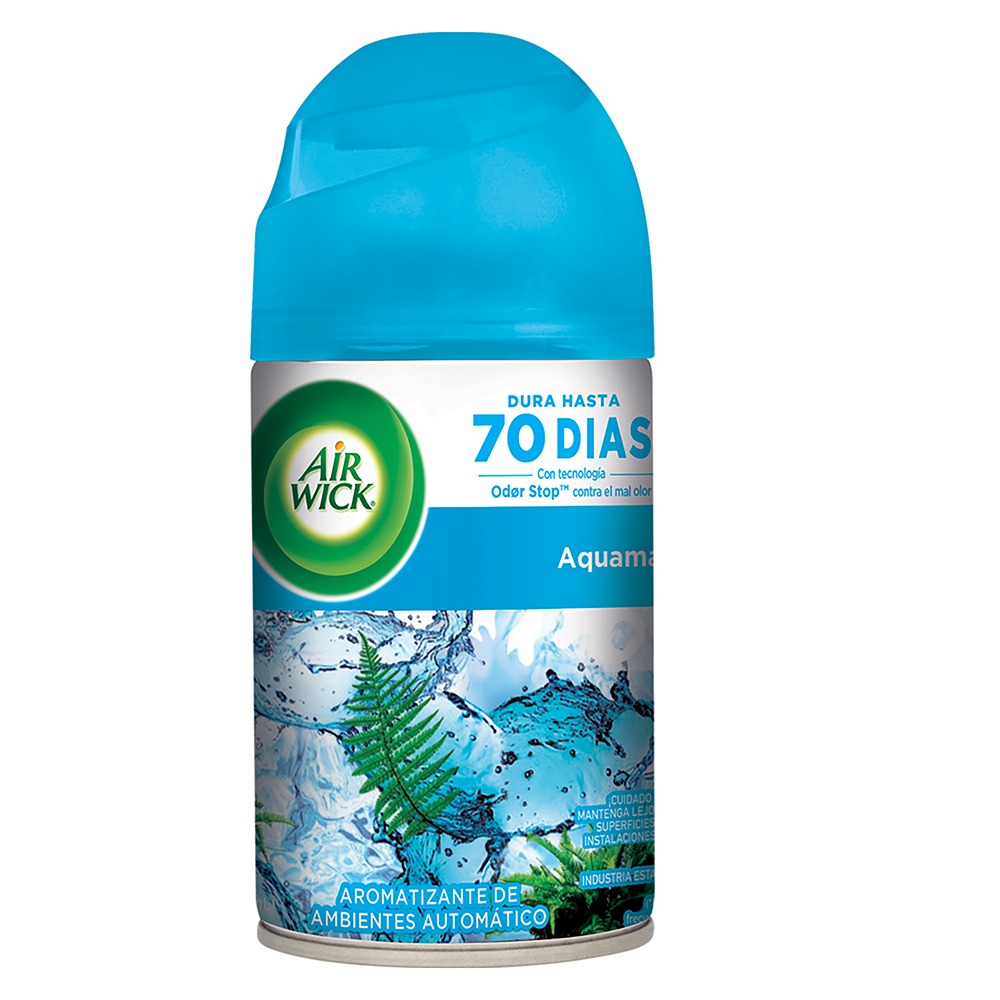 Aromatizante Air Wick en Aerosol Freshmatic Aquamarina 250 mL