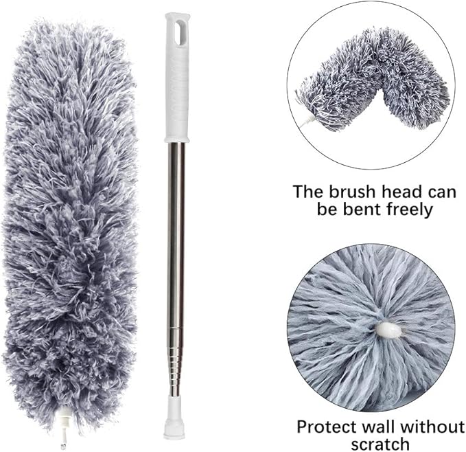 Plumero de Microfibra con Mango Extensible 100'' Delux