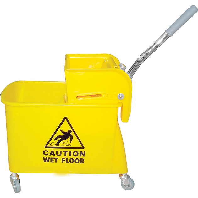 Balde con Exprimidor para Trapeador 20 L Uso Comercial