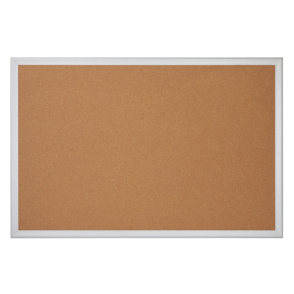 Pizarron Corcho 90cm x 60 cm (36x24") Marco Aluminio Alfra Vanguardia